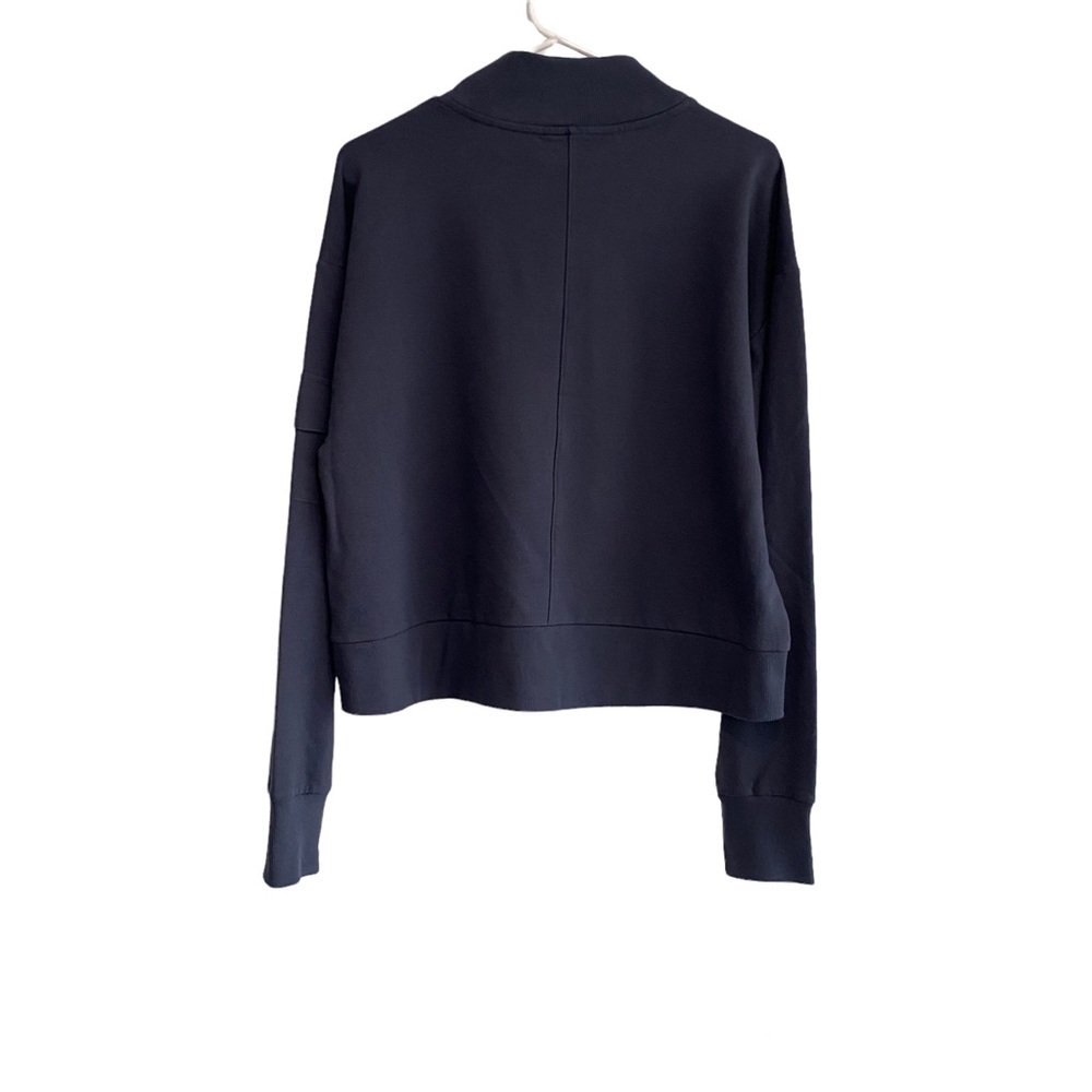 All in Motion™ Women's French Terry Butter Wash Sweatshirt Slate Size L - Picture 4 of 11